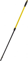 Rubbermaid - 36 to 60" Standard Metal Quick Connect Mop Handle - 1-3/4" Handle Diam, Plastic Connector, Use with All-In-One Floor Cleaning Tools - Americas Industrial Supply