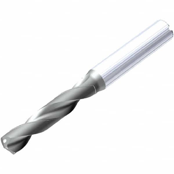 Kennametal - 3.4mm 138° Spiral Flute Solid Carbide Screw Machine Drill Bit - Americas Industrial Supply