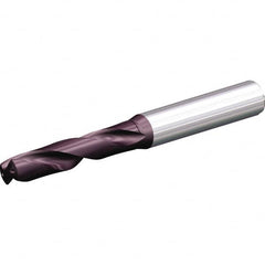 Kennametal - 9.7mm 140° Spiral Flute Solid Carbide Screw Machine Drill Bit - Americas Industrial Supply
