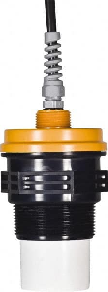 Made in USA - 1\x92 to 25\x92 for Liquids, 1\x92 to 10\x92 for Solids Transmission Range Ultrasonic Explosion-Proof Transmitter - 2" NPT Mount, 30 Max psi, ±0.25% of Range Accuracy, 12 to 28 VDC (Loop Powered) - Americas Industrial Supply