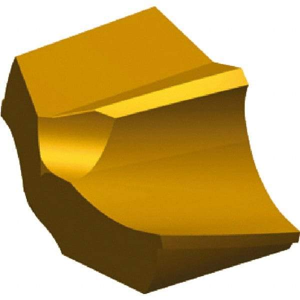 Kennametal - Series KSEM, 35mm Diam Grade KC7135 150° Replaceable Drill Tip - Carbide, TiN Finish, 9 Seat Size - Americas Industrial Supply