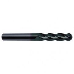 7/16" Dia. - 5 OAL - 30 Helix Super-A CBD Ball Nose EM - 4 FL - Americas Industrial Supply