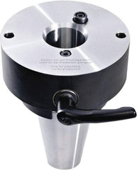 HAIMER - 45 Taper, On-Center/Rotating, Spindle Adapter - 20mm Projection, Use with ISO50 Spindle - Americas Industrial Supply