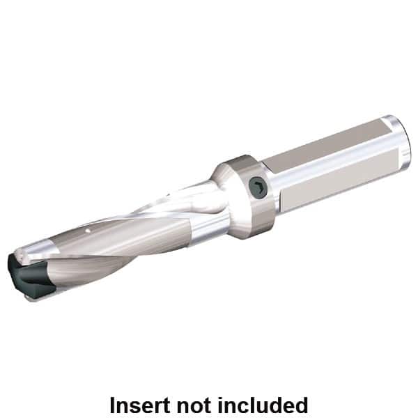 Kennametal - 34.93 to 36mm Diam, 5xD, 174.6mm Max Depth, 1-1/2" Shank Diam, 220.3mm Flute, 330.15mm OAL, Replaceable Tip Drill - KSEM3492HPGM Insert, 9 Seat Size, KSEM Toolholder, Series KSEM - Americas Industrial Supply