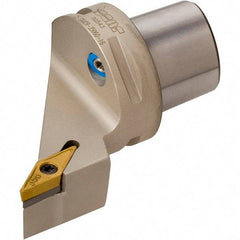 Iscar - Left Hand Cut, Size C6, VBMT & VC.. Insert Compatiblity, External Modular Turning & Profiling Cutting Unit Head - 45mm Ctr to Cutting Edge, 65mm Head Length, Through Coolant, Series Isoturn - Americas Industrial Supply