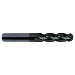 5/8" Dia. - 5 OAL - 30 Helix Super-A CBD Ball Nose EM - 4 FL - Americas Industrial Supply