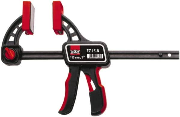 Bessey - 12" Capacity, 2-3/8" Throat Depth, Carbon Steel Bar Clamp - 150 Lb Clamping Pressure - Americas Industrial Supply