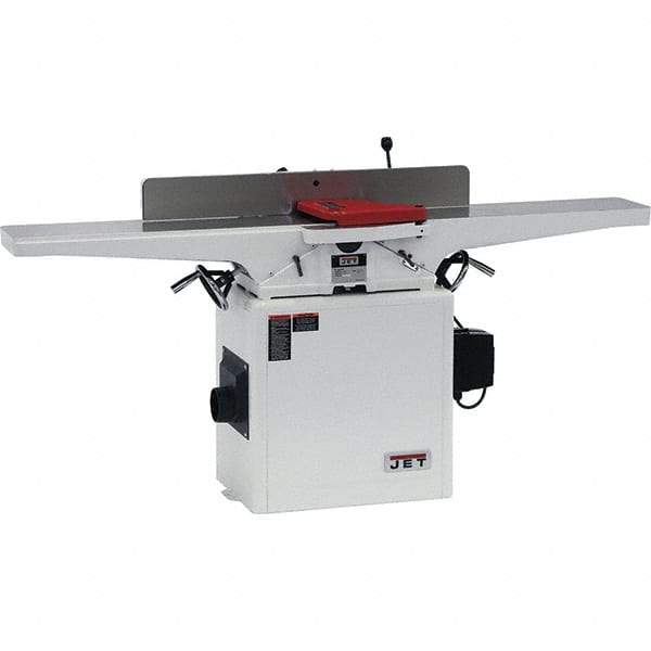 Jet - 5,500 RPM, 8" Cutting Width, 1/2" Cutting Depth, Jointer - 4-3/4" Fence Height, 38-1/2" Fence Length, 2 hp - Americas Industrial Supply