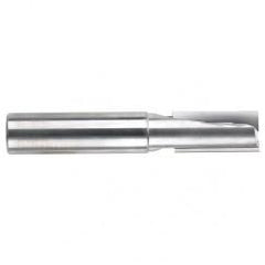 1/2" Dia. - 3" OAL - 2 FL Straight FL Bright Carbide End Mill - Americas Industrial Supply