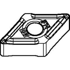 DNMG 332 FM TN2000, 1/32″ Corner Radius, 3/16″ Thick, 3/8″ Inscribed Circle, Turning Indexable Insert - Americas Industrial Supply
