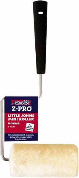 Premier Paint Roller - 10" Long, 1/4" Nap, Wall Paint Roller Set - 5" Wide, Steel Frame, Includes Roller Cover & Frame - Americas Industrial Supply