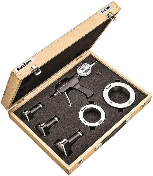 Starrett - Electronic Bore Gages Type: Pistol Grip Electronic Bore Gage Set Minimum Measurement (Decimal Inch): 2.0000 - Americas Industrial Supply