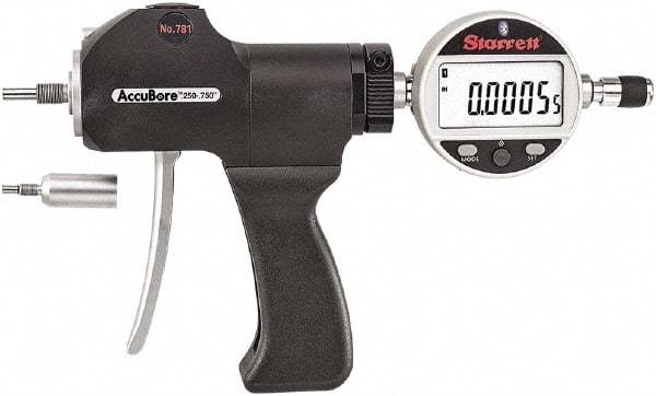 Starrett - Electronic Bore Gages Type: Pistol Grip Electronic Bore Gage Minimum Measurement (Decimal Inch): 0.2500 - Americas Industrial Supply