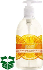 Seventh Generation - 12 oz Pump Bottle Liquid Soap - Clear, Mandarin Orange & Grapefruit Scent - Americas Industrial Supply