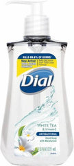 Dial - 7.5 oz Pump Bottle Liquid Soap - Clear, White Tea Scent - Americas Industrial Supply