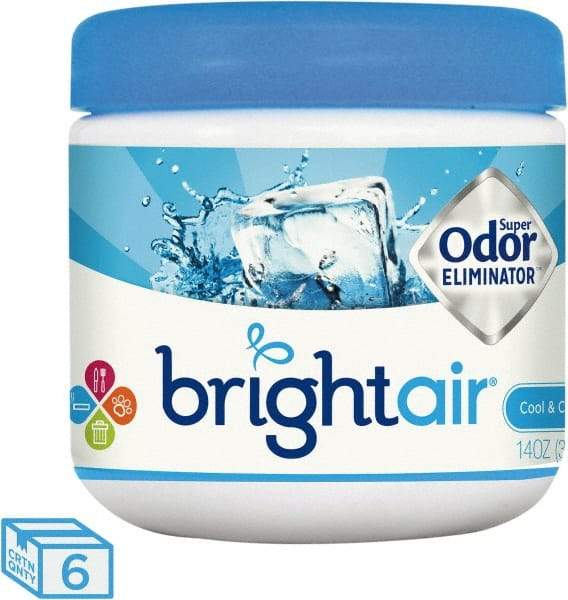 BRIGHT Air - 14 oz Tub Odor Neutralizer - Gel, Cool & Clean Scent - Americas Industrial Supply