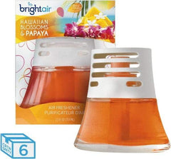 BRIGHT Air - 2.5 oz Diffuser Air Freshener - Liquid, Hawaiian Blossoms & Papaya Scent - Americas Industrial Supply