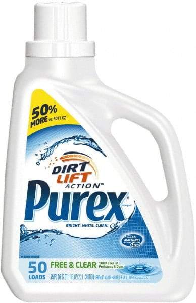 Purex - 75 oz Liquid Laundry Detergent - Unscented - Americas Industrial Supply