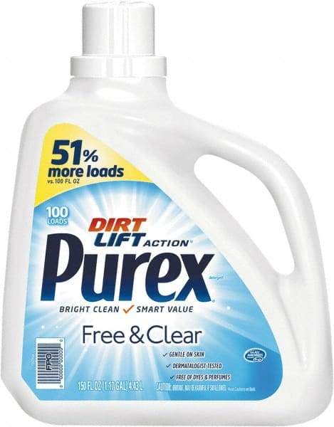 Purex - 150 oz Liquid Laundry Detergent - Unscented - Americas Industrial Supply