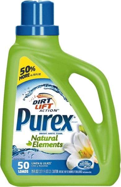 Purex - 75 oz Liquid Laundry Detergent - Linen & Lilies Scent - Americas Industrial Supply