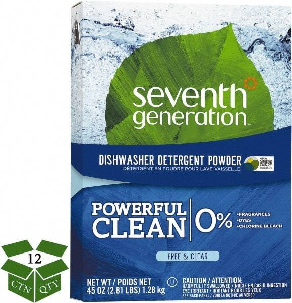 Seventh Generation - 45 oz Box Automatic Dishwashing Powder - Unscented - Americas Industrial Supply
