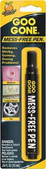 Goo Gone - 0.34 oz Pen Applicator Adhesive Remover - Removes Adhesives, Gum, Tar, Crayon, Scuff Marks, Wax, Sap - Americas Industrial Supply