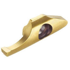 Iscar - 15-3.50-0.20MIFR Grade IC908, 3.5mm Cutting Width Carbide Grooving Insert - 15mm Max Depth of Cut, Right Hand, 0.2mm Corner Radius, TiAlN Finish - Americas Industrial Supply