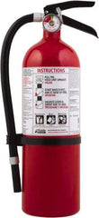 Kidde - 5 Lb, 3-A:40-B:C Rated, Dry Chemical Fire Extinguisher - 4-1/2" Diam x 16.07" High, 195 psi, 18' Discharge in 15 sec, Seamless Aluminum Cylinder - Americas Industrial Supply