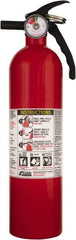 Kidde - 2.5 Lb, 1A:10-B:C Rated, Dry Chemical Fire Extinguisher - 3-1/4" Diam x 13-3/4" High, 100 psi, 12' Discharge in 12 sec, Seamless Aluminum Cylinder - Americas Industrial Supply