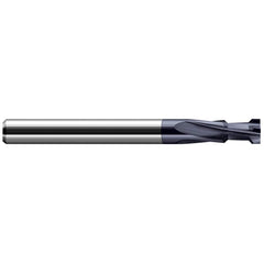 Harvey Tool - 90° 0.293 to 0.385" Opening Width, 0.278" Minor Diam, 0.008" Radius, 4-Flute Plate Chamfer Mill - Exact Industrial Supply