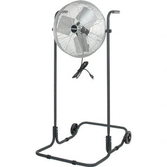 PRO-SOURCE - 18" Blade, 1/8 hp, 5,750 CFM, High Floor Stand Industrial Circulation Fan - Floor Stand, 2.2 Amps, 3 Speed - Americas Industrial Supply