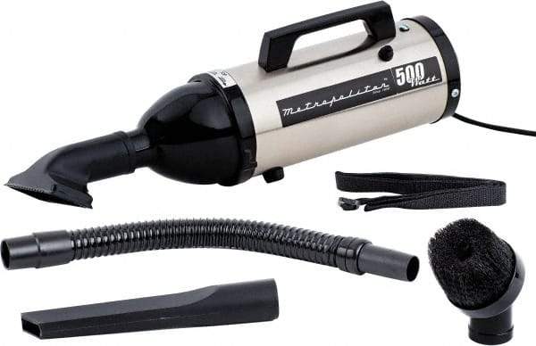 MetroVac - Hand Vacuum Cleaner - 120 Volts, 0.75 hp, 4.5 Amps, 3 Lb, Accessories Included - Americas Industrial Supply