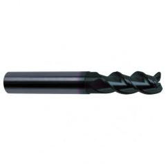 5/8" Dia. - 5" OAL - 45° Helix Super-A Carbide End Mill - 3 FL - Americas Industrial Supply