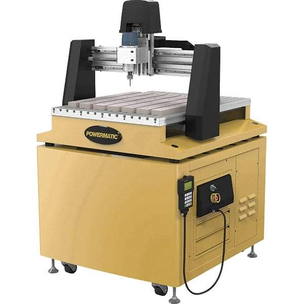 Powermatic - Single Phase, 115 Volt, CNC Mill Drill Machine - 39-11/64" Long x 28-25/64" Wide Table - Americas Industrial Supply