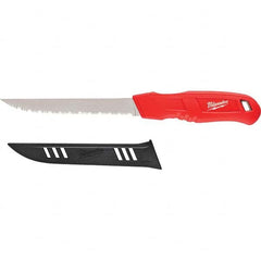 Milwaukee Tool - Fixed Blade Knives Trade Type: Serrated Knife Blade Length (Inch): 6 - Americas Industrial Supply