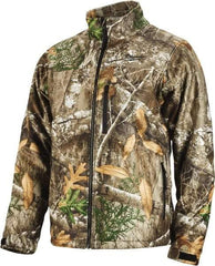 Milwaukee Tool - Size M Heated Jacket - Camouflage, Polyester, Zipper Closure, 40 to 42" Chest - Americas Industrial Supply