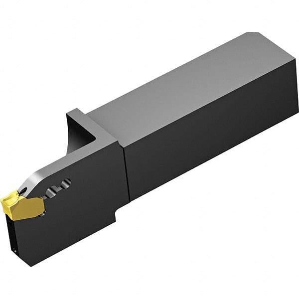 Sandvik Coromant - 10mm Max Depth, 0 to 1" Width, External Left Hand Nonface Grooving Toolholder - Americas Industrial Supply