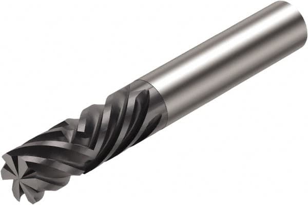 Sandvik Coromant - 6mm, 18mm LOC, 6mm Shank Diam, 60mm OAL, 6 Flute, Solid Carbide Square End Mill - Single End, Diamond Finish, Spiral Flute, 40° Helix, Centercutting, Right Hand Cut, Right Hand Flute, Series CoroMill Plura - Americas Industrial Supply