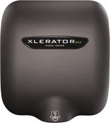 Excel Dryer - 530 Watt Graphite Finish Electric Hand Dryer - 110/120 Volts, 4.5 Amps, 11-3/4" Wide x 12-11/16" High x 6-11/16" Deep - Americas Industrial Supply