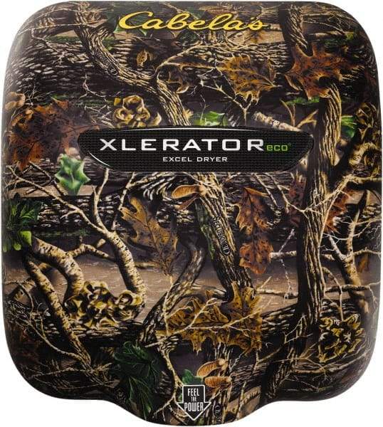 Excel Dryer - 530 Watt Custom Image Finish Electric Hand Dryer - 110/120 Volts, 4.5 Amps, 11-3/4" Wide x 12-11/16" High x 6-11/16" Deep - Americas Industrial Supply