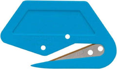 Martor USA - Recessed/Hook Blade Safety Utility Knife - Blue Polycarbonate Handle, 1 Blade Included - Americas Industrial Supply