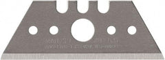 Martor USA - 100 Piece, Carbon Steel, Utility Knife Blade - 2.09" Long - Americas Industrial Supply