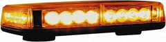 Buyers Products - Variable Flash Rate, Magnetic or Permanent Mount Emergency LED Lightbar Assembly - Powered by DC, Amber - Americas Industrial Supply