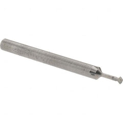 Accupro - 5/64° 5/64" Cut Diam, 0.039" Cut Width, 1/8" Shank, Solid Carbide Double-Angle Cutter - Americas Industrial Supply