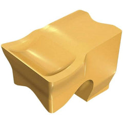 Iscar - 6TNF Grade IC808, 6mm Cutting Width Carbide Grooving Insert - 0.35mm Corner Radius, TiAlN/AlTiN/TiN Finish - Americas Industrial Supply