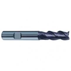 9.5mm Dia. - 72mm OAL - 3 FL Variable Helix Firex Carbide End Mill - Americas Industrial Supply