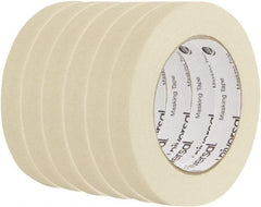 UNIVERSAL - 18mm Wide x 54.8 m Long Beige Crepe Paper Masking Tape - Series 6697, 5 mil Thick, 19 In/Lb Tensile Strength - Americas Industrial Supply