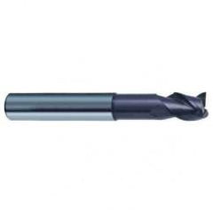 8mm Dia. - 63mm OAL - 3 FL Variable Helix Firex Carbide End Mill - Americas Industrial Supply