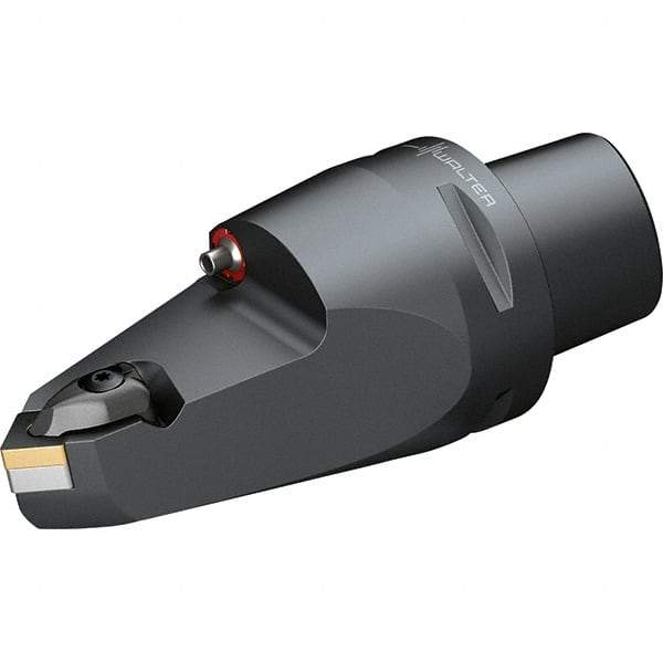 Walter - 95° Lead Angle, Indexable Turning Toolholder - 153mm OAL, Series DCMN-CAPTO-AUSSEN - Americas Industrial Supply