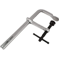 Wilton - 5-1/2" Throat Depth, 12" Max Capacity, Heavy-Duty F Sliding Arm Clamp - 2,660 Lb Clamping Pressure - Americas Industrial Supply